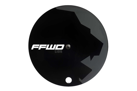 Tylne koło torowe Fast Forward Carbon Disc, white/black (szytka)