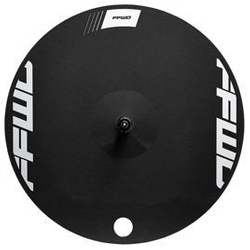 Tylne koło torowe Fast Forward Carbon Disc, white/black (szytka)